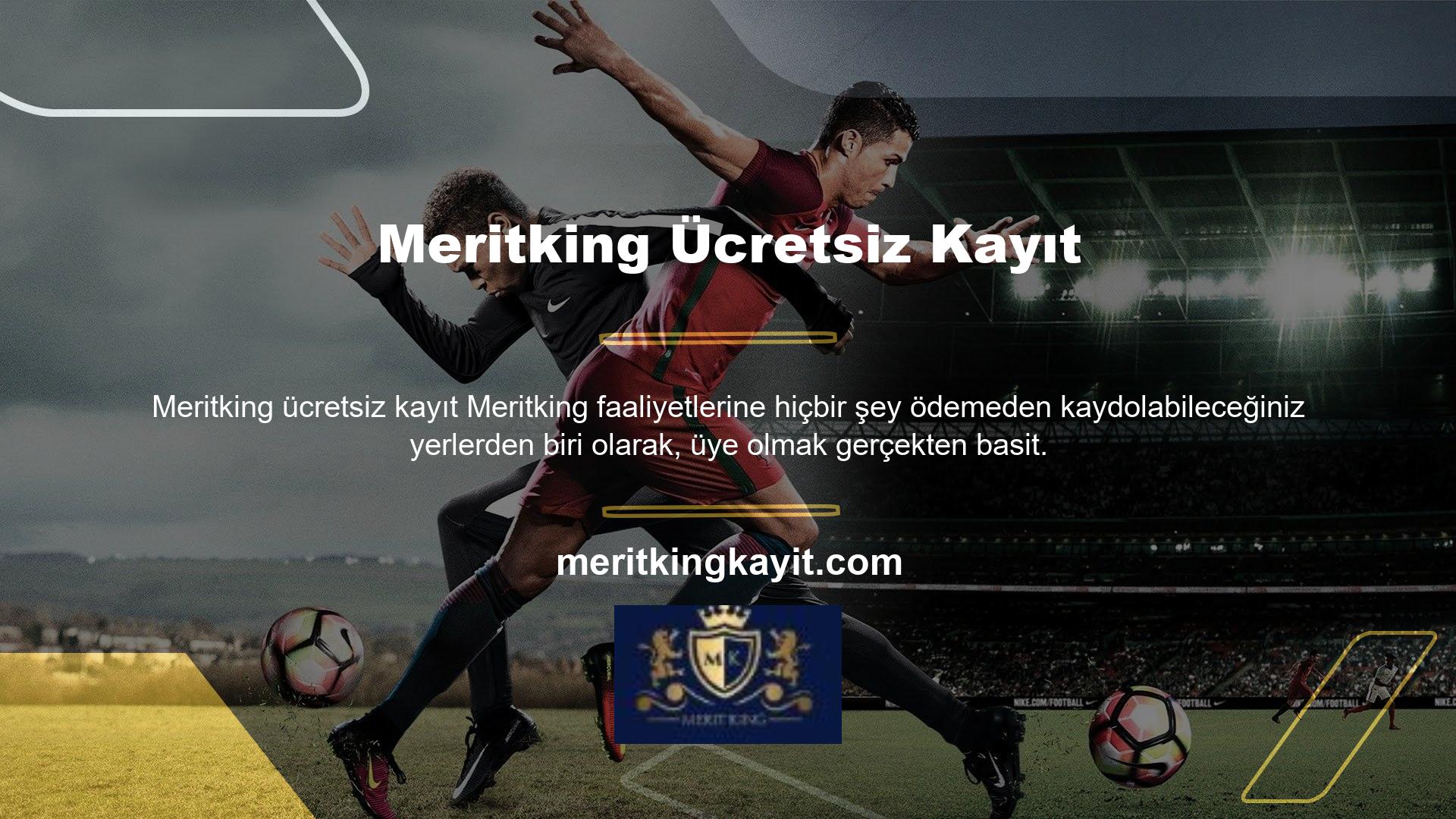 Resmi web sitesi Meritking sonra, kayıt işlemine başlamak için Kayıt düğmesine tıklayın